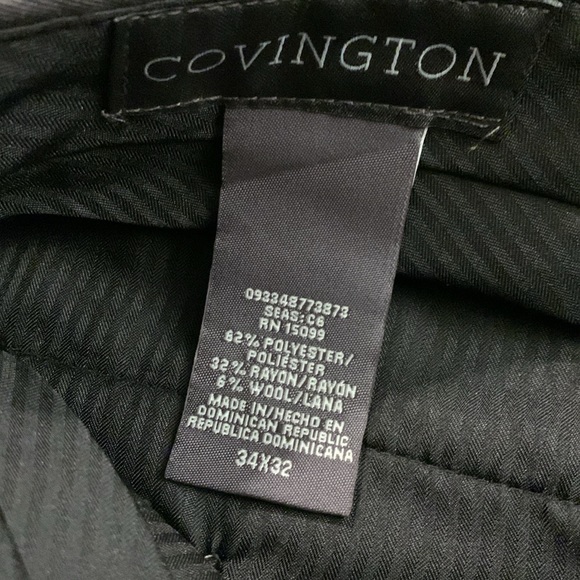 Covington Men Size 34x32 dark charcoal - Picture 3 of 7